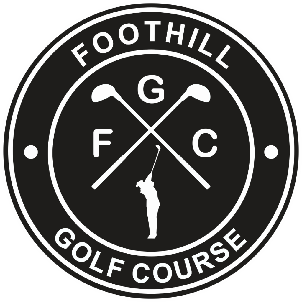 Foothill Golf Course Circle Logo Black
